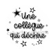 une collègue qui déchire