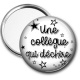 Miroir de poche - une collègue qui déchire