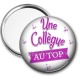 Miroir de poche - une collègue au top