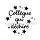 collègue qui déchire
