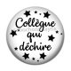 Cabochon Résine - collègue qui déchire