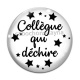 Cabochon Verre - collègue qui déchire