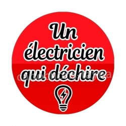 un électricien qui déchire