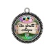 Pendentif Cabochon Argent - une chouette collègue