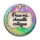Cabochon Résine - pour ma chouette collègue