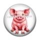 Cabochon Résine - cochon