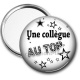Miroir de poche - une collègue au top