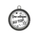 Pendentif Cabochon Argent - une collègue au top