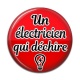 Cabochon Résine - un électricien qui déchire