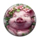 Cabochon Résine - cochon