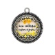 Pendentif Cabochon Argent - une collègue super sympa