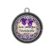 Pendentif Cabochon Argent - une collègue formidable