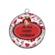 Pendentif Cabochon Argent - a ma super collègue
