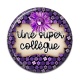 Cabochon Résine - une super collègue