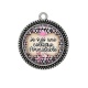 Pendentif Cabochon Argent - je suis une collègue formidable