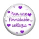 Cabochon Verre - pour une formidable collègue