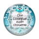Cabochon Verre - une collègue super chouette