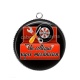 Pendentif Cabochon Argent - un collègue super mécanicien