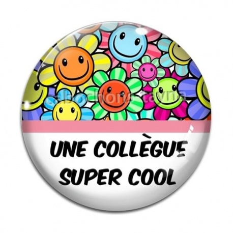 Cabochon Verre - une collègue super cool