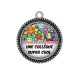 Pendentif Cabochon Argent - une collègue super cool