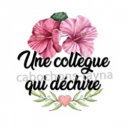 une collègue qui déchire