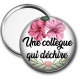 Miroir de poche - une collègue qui déchire
