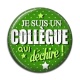 Cabochon Résine - je suis un collègue qui déchire