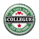 Cabochon Résine - je suis une collègue qui déchire