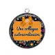 Pendentif Cabochon Argent - une collègue extraordinaire