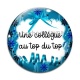 Cabochon Verre - une collègue au top du top