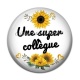 Cabochon Résine - une super collègue