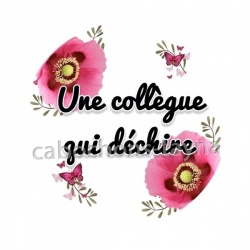 une collègue qui déchire