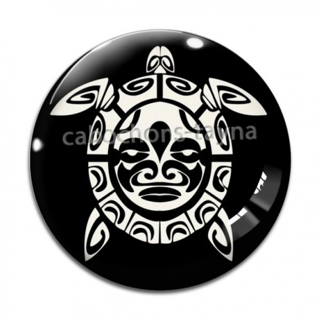 Cabochon Verre - tortue