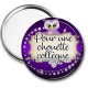 Miroir de poche - pour une chouette collègue