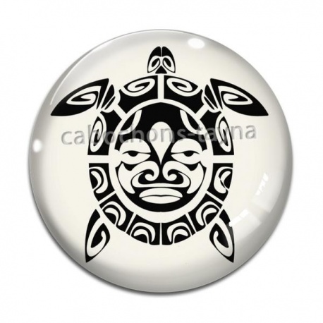 Cabochon Verre - tortue