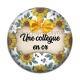 Cabochon Résine - une collègue en or