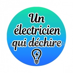 un électricien qui déchire