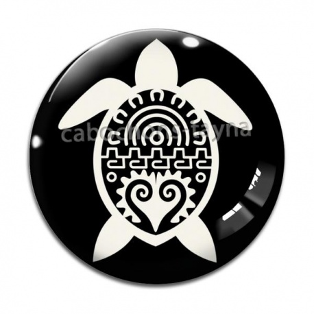 Cabochon Verre - tortue