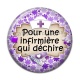 Cabochon Résine - pour une infirmière qui déchire