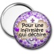 Miroir de poche - pour une infirmière qui déchire
