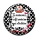 Cabochon Résine - je suis une infirmière qui déchire