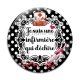 Cabochon Verre - je suis une infirmière qui déchire