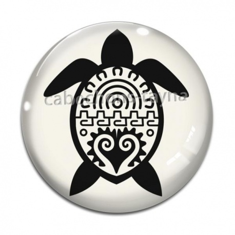 Cabochon Verre - tortue