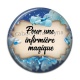 Cabochon Résine - pour une infirmière magique