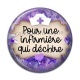 Cabochon Résine - pour une infirmière qui déchire