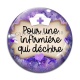 Cabochon Verre - pour une infirmière qui déchire