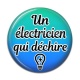 Cabochon Résine - un électricien qui déchire