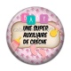 Cabochon Résine - une super auxiliaire de crèche