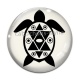 Cabochon Verre - tortue