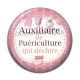 Cabochon Résine - auxiliaire de puériculture qui déchire